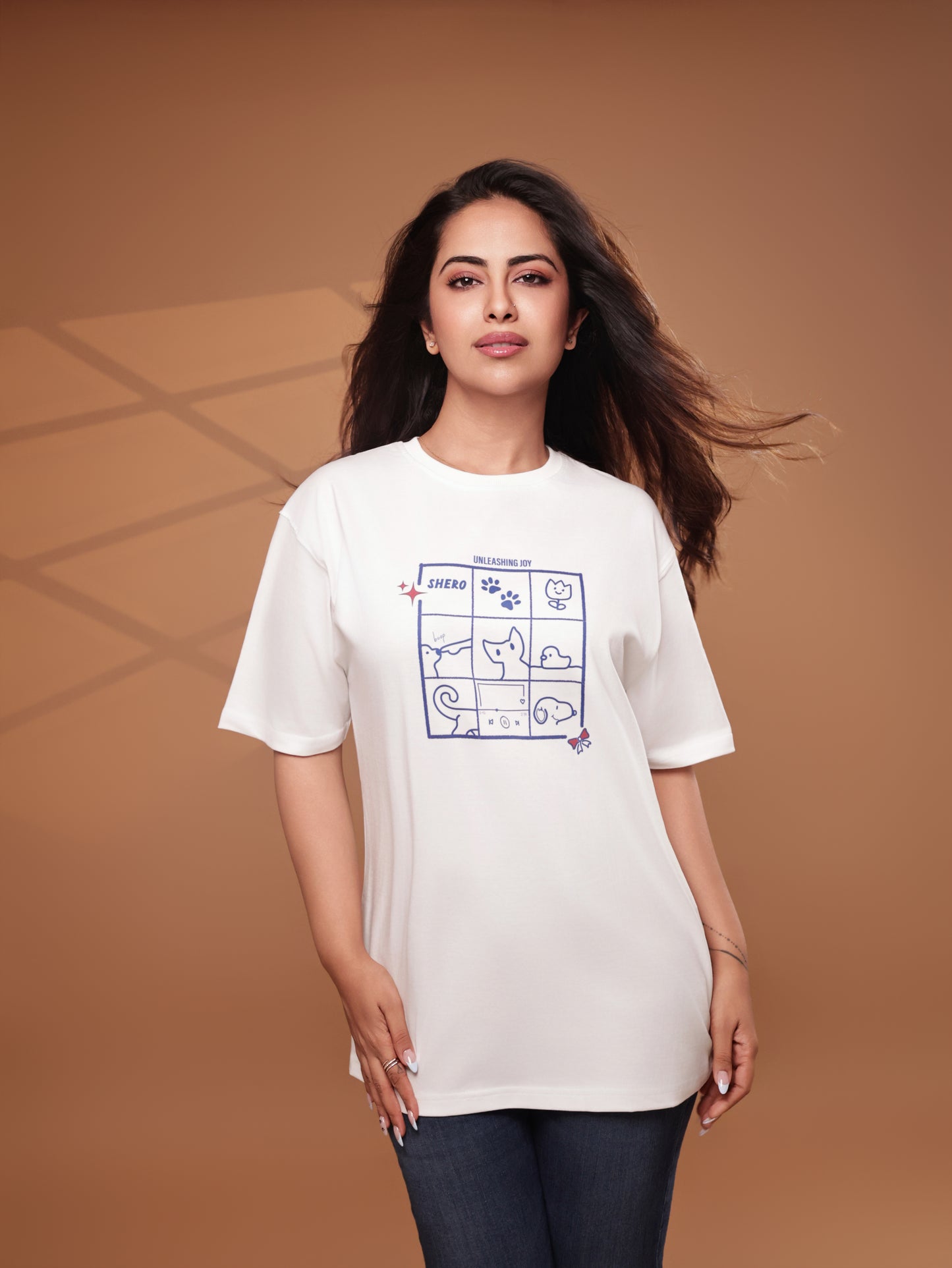 Unleashing Joy Oversized T-shirt
