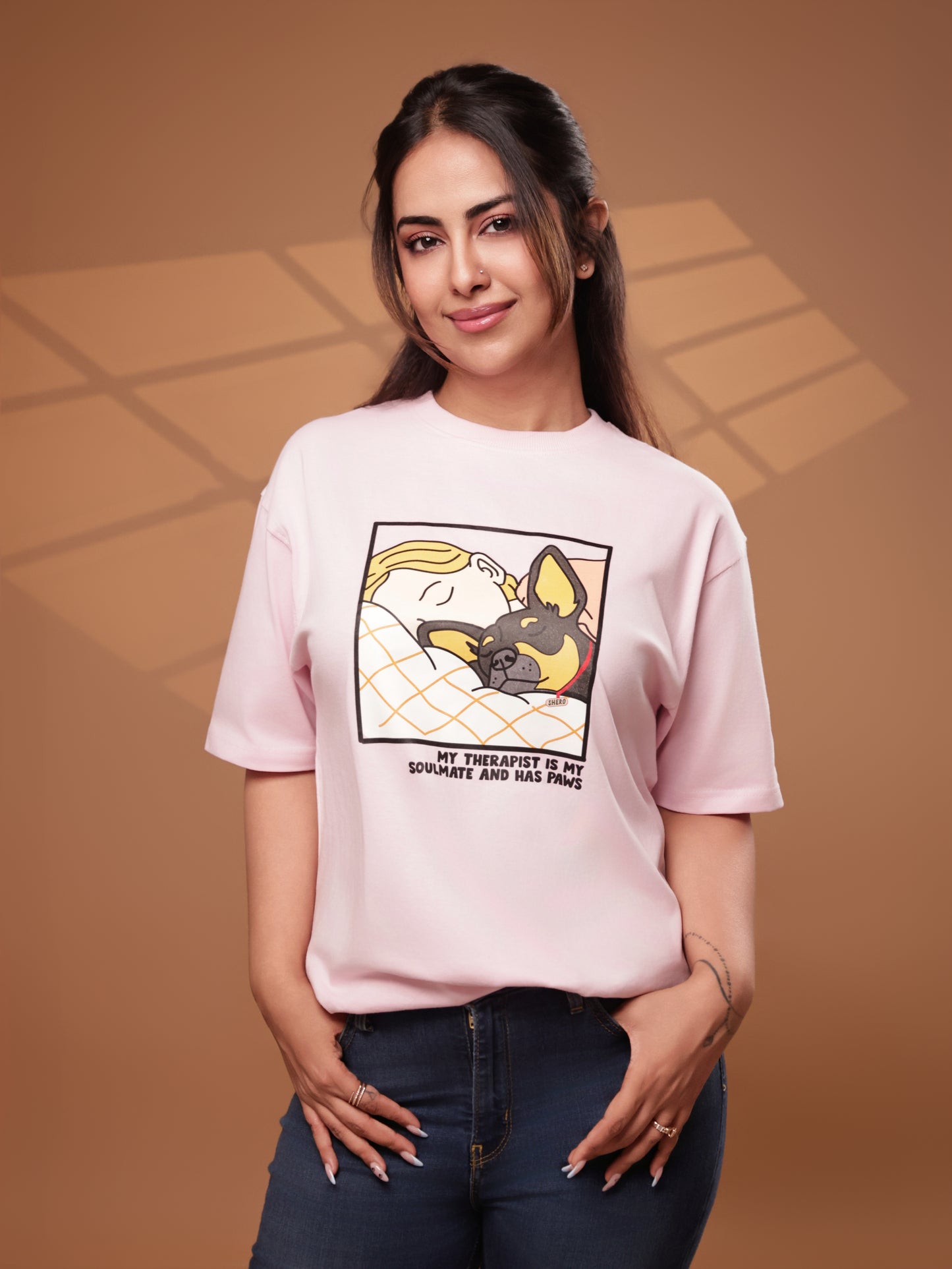 Therapist Dog Oversized T-shirt