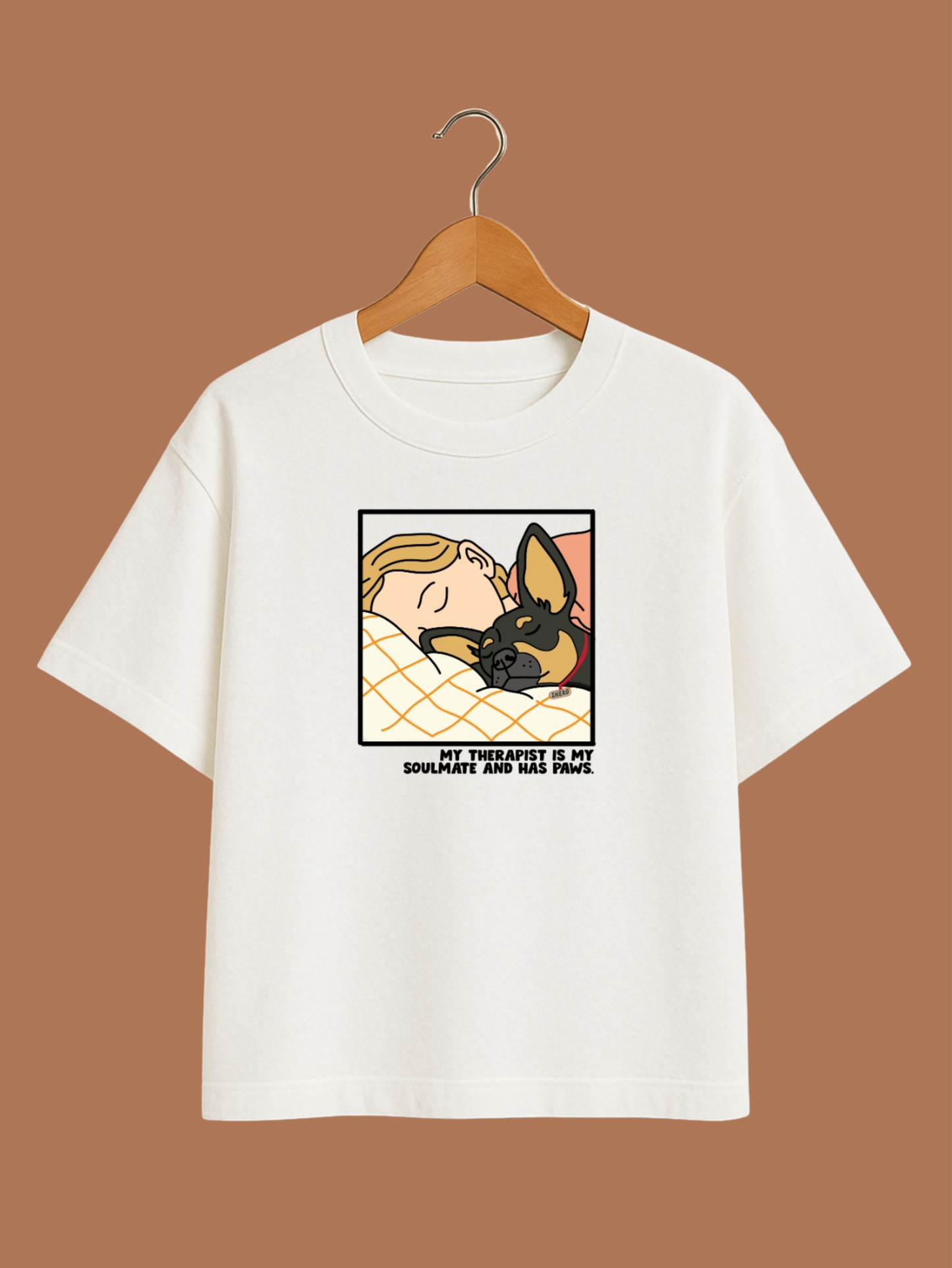 Therapist Dog Oversized T-shirt