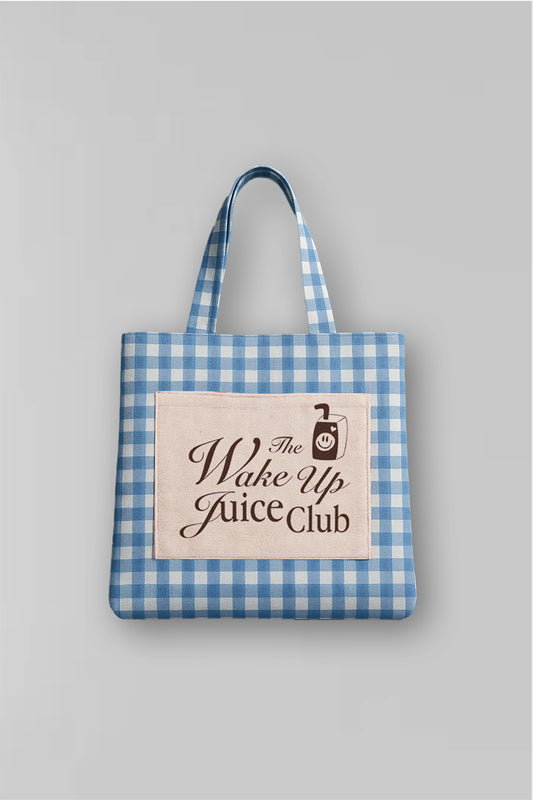Blue Picnic Blanket Tote
