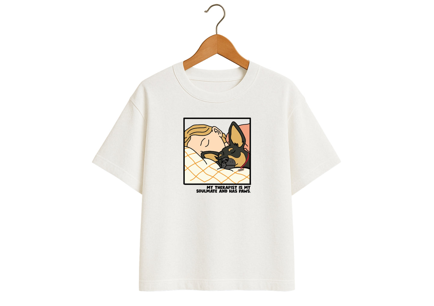 Therapist Dog Oversized T-shirt