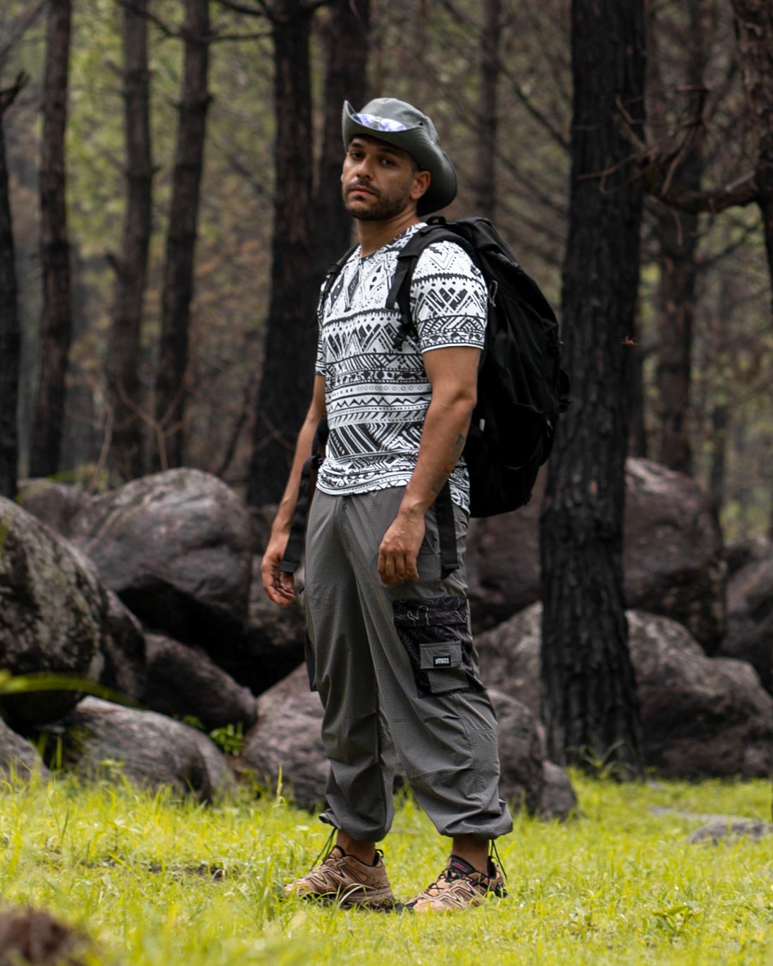 Relaxed Fit Cargo – Grey