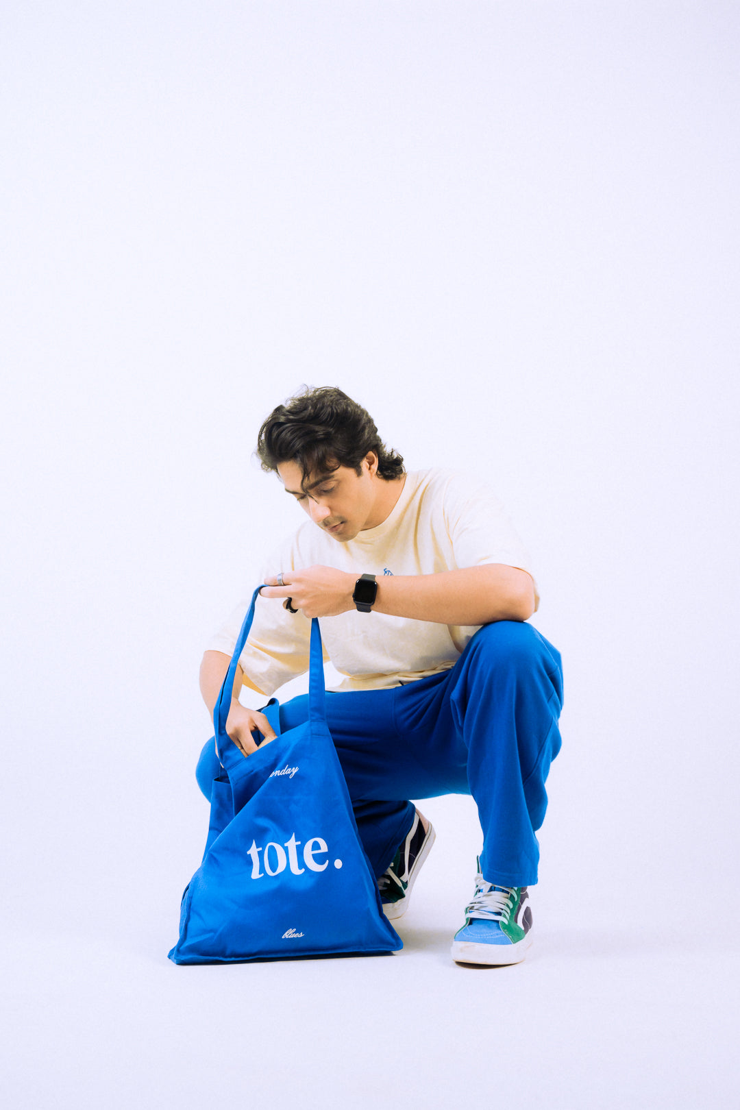Mon/Blu Tote Bag